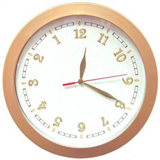 clock with reverse stroke "Classic"