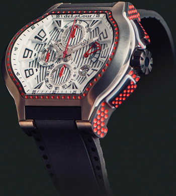 Red Dots watch by DeLaCour