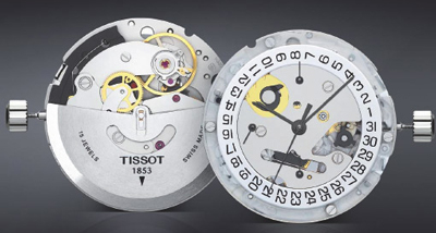 Tissot T-Sport watch movement (ETA Cal. CO1.211 15 jewels Swiss Automatic)