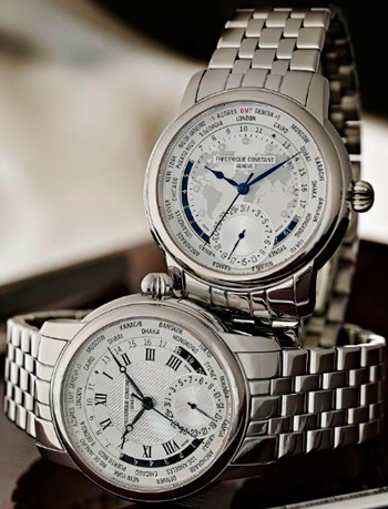 Frederique Constant Classics Manufacture Worldtimer Bracelet watches