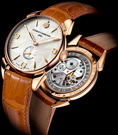 Historiador Flameante (Ref. 3130) watch by Cuervo y Sobrinos