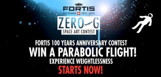 Zero-G Space Art Contest in honor of the Fortis 100th anniversary