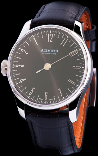 Azimuth Back in time watch with reverse stroke