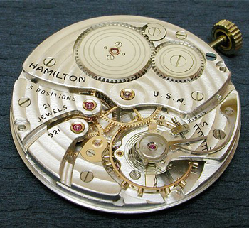 jewels in the watch mechanism