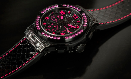 Big Bang Fluo Pink watch by Hublot