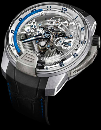 HYT H2 Titanium & White Gold Blue (Ref. 248-TW-00-BF-RA)