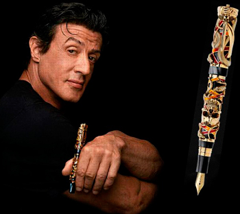 Chaos pen by Montegrappa and Sylvester Stallone