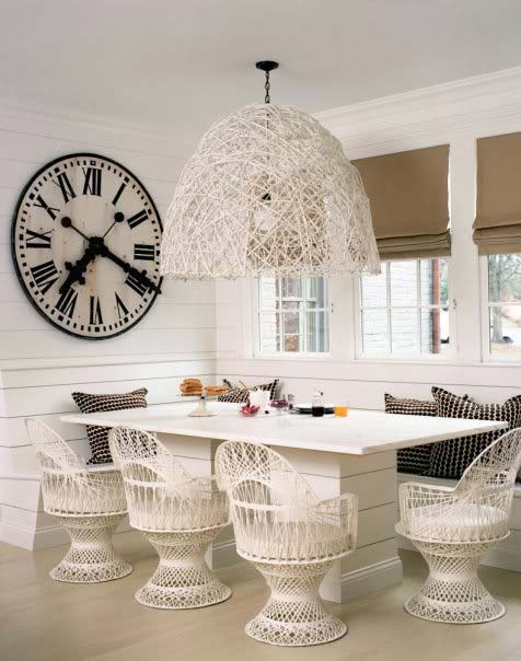 Wall clocks are an integral part of the interior