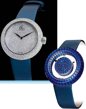 Brilliant Pavé Diamond and Brilliant Mystery Baguette watches
