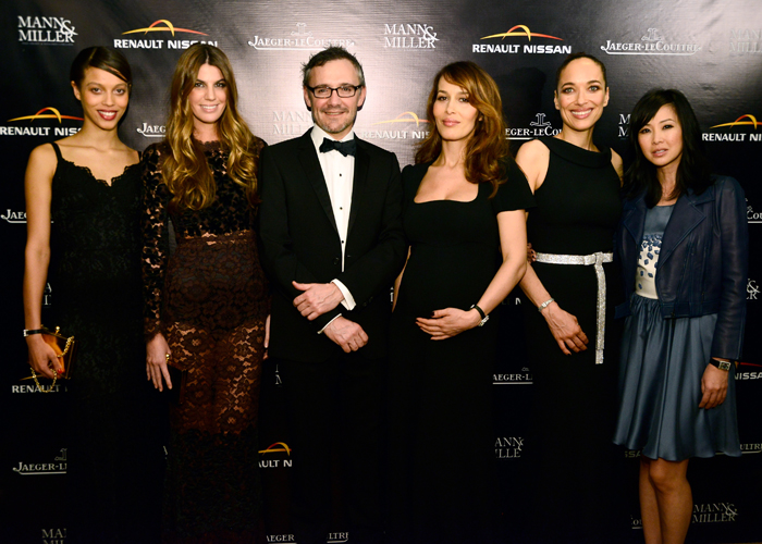 Left to right: Isis Samassa, Bianca Brandolini d’Adda, Laurent Vinay, Dolores Chaplin, Carmen Chaplin and Linh Dan Pham