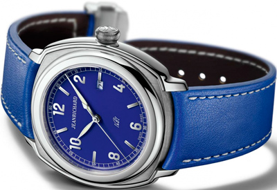 JEANRICHARD 1681 Blue Central Seconds watch