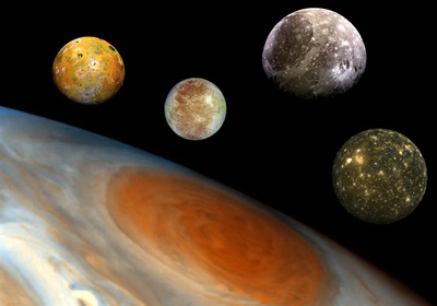 Galilean satellites of Jupiter