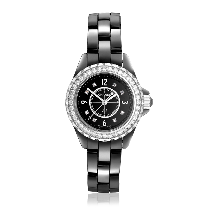 Chanel J12 Marine Black Ceramic Watch H2559 845960007535 - Watches