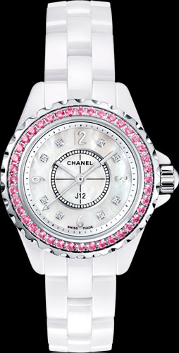 H3243 Chanel J12 White Gem-Set Steel 29mm Bracelet watch