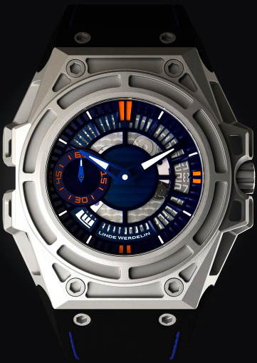 SpidoLite II Titanium Blue watch