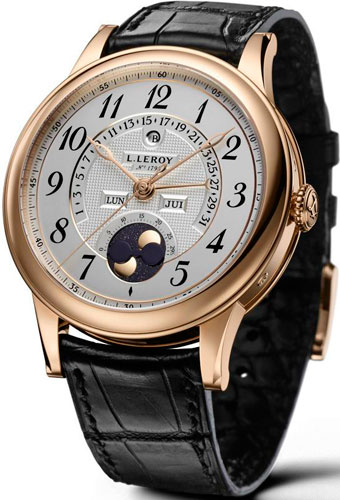 Osmior Quantieme Perpetual Retrograde watch by L.Leroy