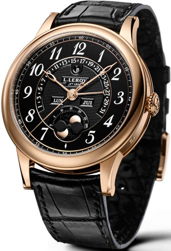 Osmior Quantieme Perpetual Retrograde watch by L.Leroy