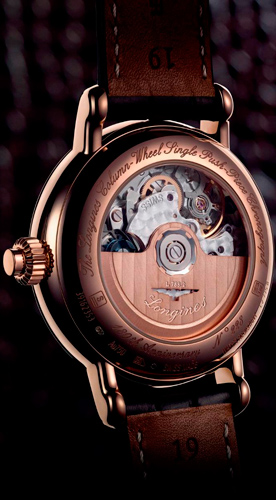 Longines Column-Wheel Monopusher Chronograph watch caseback