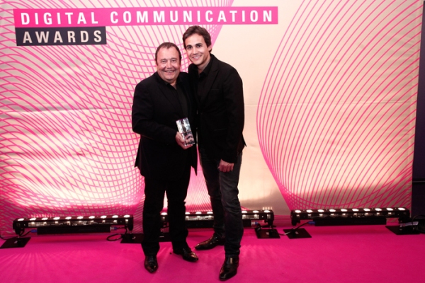 awarding European Digital Communication Award in the "Best Product Launch"