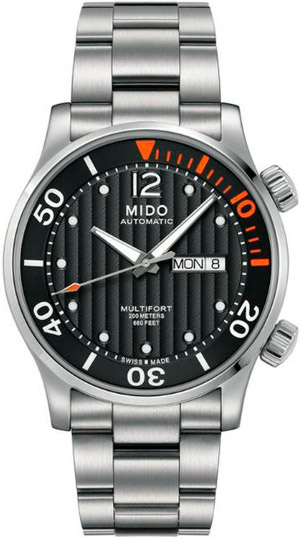 Multifort Two Crowns Diver watch by Mido