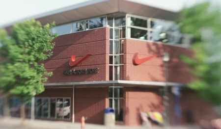 factory-store of Nike company