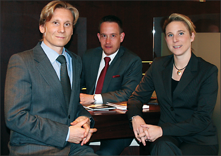 Sven Hofer, Guido Grohmann and Anja Hofer