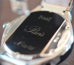 Piaget Polo Tourbillon Relatif Paris Inspiration watch caseback