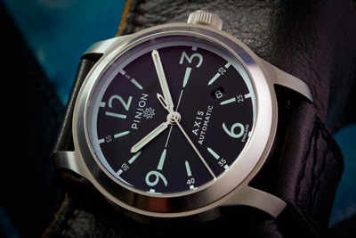 PINION Axis Steel watch