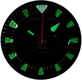 dial of Promess Reef Saver Diver watch
