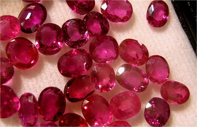 synthetic rubies