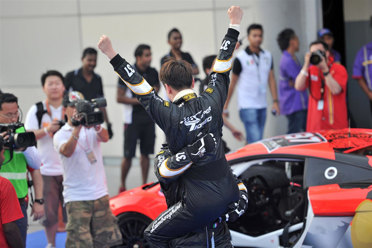 Winners of Lamborghini Blancpain Super Trofeo Asia