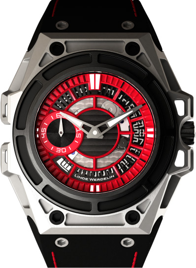 SpidoLite II Titanium Red watch
