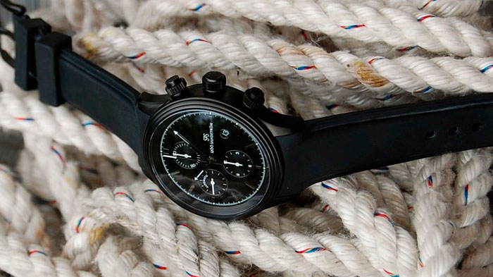 Sjöö Sandström Chronograph Extreme Black watch