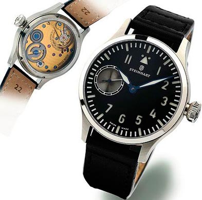 Nav B-Uhr 47 ST1 Premium Gold watch by Steinhart