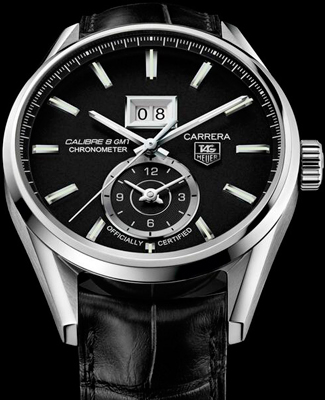 TAG Heuer Carrera Calibre 8 Grande Date GMT watch
