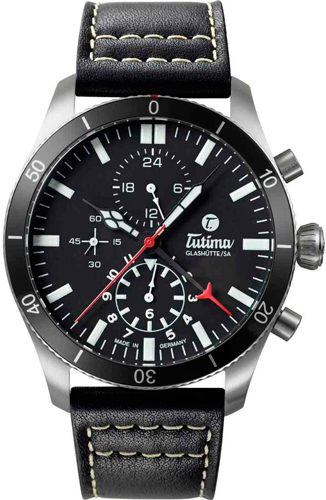Grand Flieger Airport Chronograph watch by Tutima