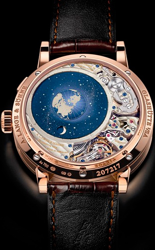 Caseback of A. Lange & Sohne Richard Lange Perpetual Calendar "Terraluna" watch
