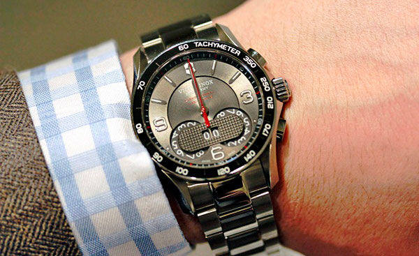 Chrono Classic 1/100th watch by Victorinox Swiss Army