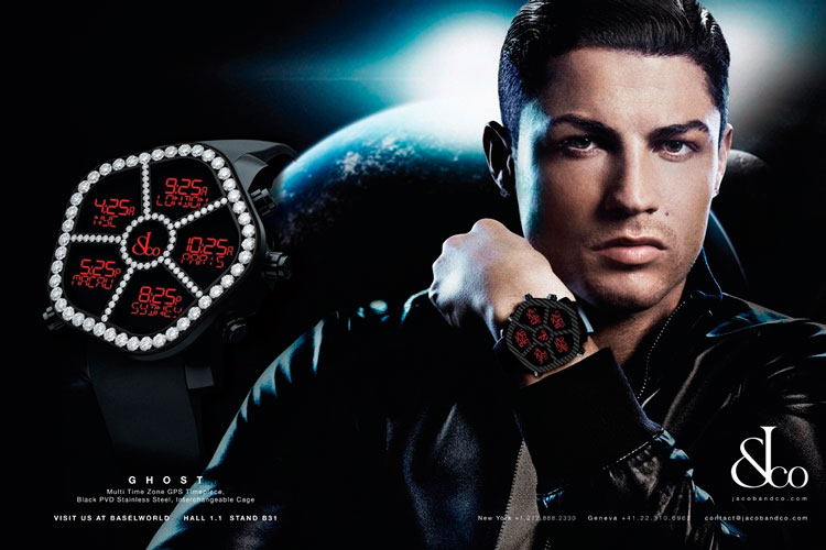 Cristiano Ronaldo – a new ambassador of Jacob & Co