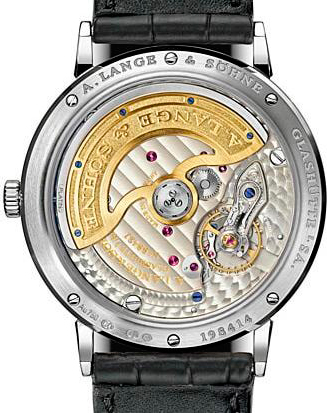 A. Lange & Söhne Saxonia Automatic Diamonds watch caseback