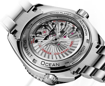 Omega Seamaster Planet Ocean GMT 600M watch caseback