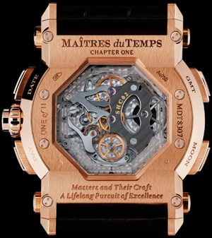 Maîtres du Temps Chapter One Round Transparence watch caseback
