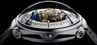 Deep Space Tourbillon Timepiece by an independent watchmaker Vianney Halter