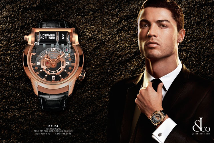 Cristiano Ronaldo – a new ambassador of Jacob & Co