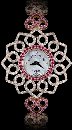 Victoria Princess Red Heart watch by Backes & Strauss