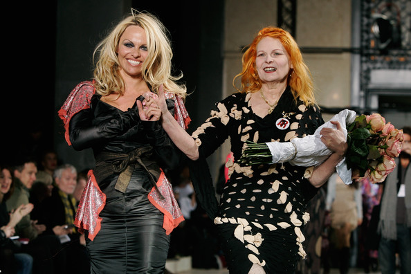 Pamela Anderson and Vivienne Westwood