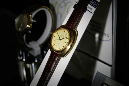 The first quartz watch. 1969