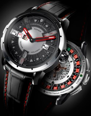 Christophe Claret Poker watch