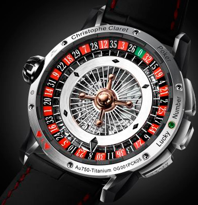 Christophe Claret Poker watch caseback