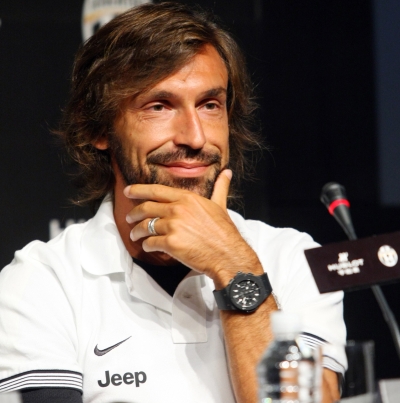Andrea Pirlo with Hublot watch
